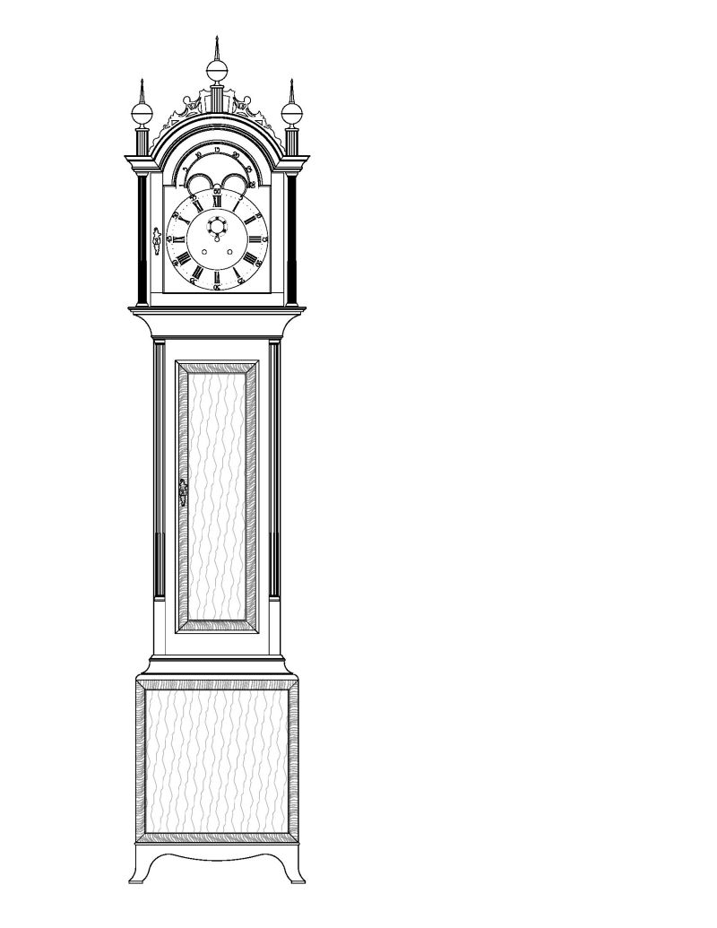 PDF Grandfather clock drawings free download DIY Free ...